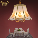 餐厅吊灯欧式全铜灯美式吧台铜灯具现代简约饭厅阳台玄关个性灯饰