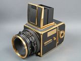 金色 Hasselblad 500C/M Gold 哈苏 大中幅相机 CF 2,8/80mm镜头