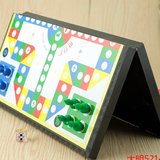 磁性儿童飞行棋 折叠便携游戏棋 幼儿园益智亲子玩具棋类包邮