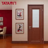 TATA木门 室内门玻璃厨房门卫生间门实木复合免漆定制木门@033M