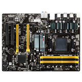 易洲BIOSTAR/映泰 TA970 AM3+ 支持AMD四六八核台式机电脑大主板