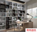 上海厂家定制定做现代简约板式书柜组合书柜多功能书柜壁柜定制