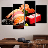 日式料理寿司店装饰画日本美食挂画日式酒店餐厅壁画日本小吃墙画