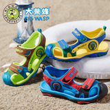 大黄蜂童鞋 夏季儿童包头凉鞋韩版男童沙滩鞋大童鞋子6-7-9-12岁