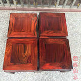 红木家具老挝大红酸枝小方凳换鞋凳 交趾黄檀红木实木矮凳小孩凳