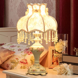 圣诺帝斯奢华欧式台灯卧室床头灯复古田园装饰树脂灯高端婚庆台灯