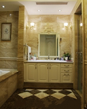 美欧式浴室柜洗漱台橡木挂柜卫浴橡木实木落地洗手脸盆组合卫生间