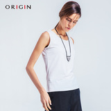 ORIGIN安瑞井品牌原创女装2016夏季新品T恤时尚百搭棉吊带背心