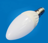 高品质3w陶瓷尖泡灯LED蜡烛灯LED节能灯LED灯泡厂家承接工程订单