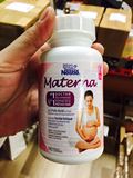 加拿大直邮 雀巢Materna玛特纳孕妇复合维生素 140粒原惠氏含叶酸