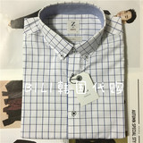 ZIOZIA 韩国专柜正品代购 15春款格子棉质扣领长袖衬衫2色 现货