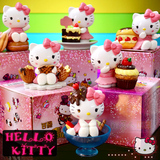 KT凯蒂猫hello kitty车饰用品玩偶卡通汽车摆件套装模型生日礼物