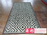 客厅茶几格子 现代中式风格 纯羊毛地毯 中国风满铺地毯家用商用