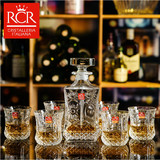 意大利RCR进口水晶玻璃创意威士忌杯 烈酒杯洋酒杯礼盒酒具套装
