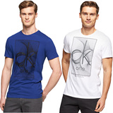 Calvin Klein美国代购CK正品2016新款圆领男式纯棉短袖T恤夏现货