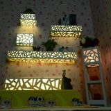 雕花置物落地灯客厅壁灯床头茶几台灯时尚立式地灯创意卧室书房灯