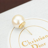 Dior 迪奥 中古 经典 复古 小珍珠 专柜正品 耳钉 耳环 耳饰 饰品