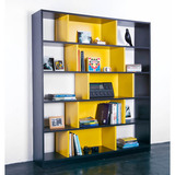 自由五层开放式书柜 自由组合屏风书架现代创意家具展示柜储物柜