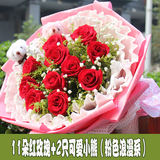 成都鲜花速递杭州红玫瑰花束上海花店广州粉玫瑰花束重庆同城送花
