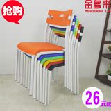 家用时尚餐椅现代简约休闲椅宜家餐椅塑料椅子加厚靠背椅批发凳子