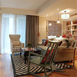 时尚欧式宜家腈纶地毯客厅茶几沙发地毯卧室床边玄关手工腈纶地毯
