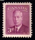 2535-157加拿大1949英王乔治六世，普票1枚 2