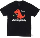美国代购T-Rex I Am Unstoppable Funny. 霸王龙短袖T恤