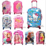 儿童拉杆箱冰雪皇后芭比公主叮当猫旅行行李箱包20寸万向轮男女孩