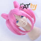 【Cathy】美少女战士-小小兔 Chibi Usa 粉色原版造型cosplay假发