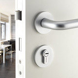 德国KLC 简约太空铝室内门锁房门实木门锁现代卧室锁具把手分体锁