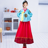 儿童传统古装韩服女童少数民族朝鲜族六一少儿舞蹈表演出摄影服装