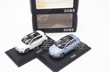 促销标致308S原厂原装铝合金1:43车模小汽车玩具车4S店正品