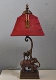 欧式泰式法式装饰台灯 猴子骑大象台灯床头卧室客厅装饰台灯礼品