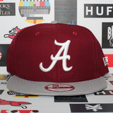 美国专柜 new era NCAA Alabama Crimson Tide 平沿棒球帽 可调节