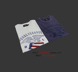 2015新 Double RL 男士 阿美咔叽RRL重磅洗水复古短袖T恤TEE