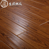 盛圆地板纯实木地板特价白橡木地板仿古原木手抓纹地板复古FG6626