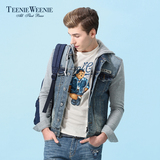 Teenie Weenie小熊男装2016商场同款新品牛仔外套TNJJ62321A