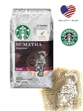 美国代购starbucks星巴克Sumatra苏门答腊曼特宁咖啡粉340g包邮