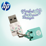 HP/惠普 x778w u盘16gu盘 usb3.0高速 雪糕创意可爱情侣迷你防水
