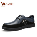 Camel/骆驼 新款拼色休闲韩版男鞋 舒适系带男士鞋子