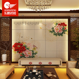 东鹏瓷砖 富贵到家 闲的中式艺术背景墙 简约客厅墙面砖背景墙