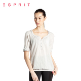 ESPRIT女装时尚修身短袖衬衫-IE0218F 吊牌价399