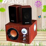Sansui/山水 GS-6000(35C)  电脑音箱低音炮笔记本2.1多媒体音响