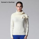 [转卖]bread n butter面包黄油品牌女装欧洲站高领羊毛修身短款