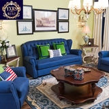 悦享人生 美式沙发全实木家具 高端功能布艺沙发欧式组合美式沙发