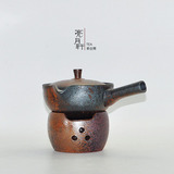 煮茶炉 蜡烛炉 炉底座/茶壶 粗陶陶瓷日式茶具 仿古 全国包邮