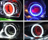 海马普力马 3 M5大灯总成改装灯Q5透镜双光透镜天使眼氙气灯