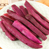 批发脆紫薯干脆红番薯地瓜干紫薯条脆500g果蔬脆健康休闲零食包邮