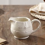 欧式纯白奶罐 创意奶缸复古英式咖啡加奶杯子陶瓷牛奶杯特价包邮