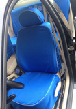 出租车捷达现代伊兰特汽车专车专用座椅蓝白汽车广告座套厂家直销